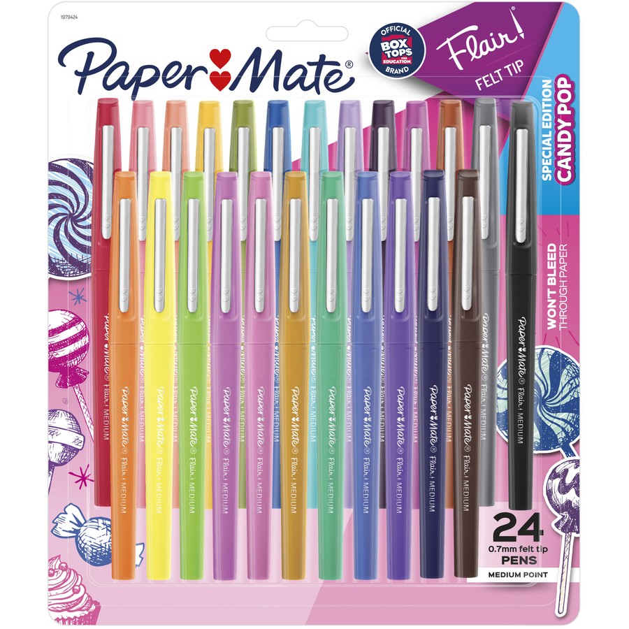 SP- PEN PAPERMATE FLAIR 0.7MM FASHION ASST PK24
