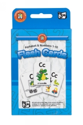 SP - FLASH CARDS LCBF 87X123MM ALPHABET & NUMBERS 1-10