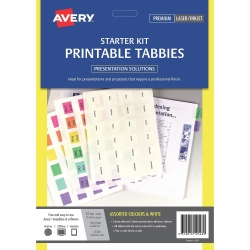 SP- TABS PRINTABLE AVERY STARTER KIT-INC. WIZARD & 96 TABS