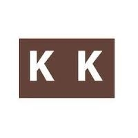 SP- LABELS COLOUR CODING AVERY 25X38MM K SIDE TAB BROWN PK180