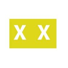 SP- LABELS COLOUR CODING AVERY 25X38MM X SIDE TAB MUSTARD PK180