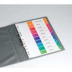 DIVIDERS AVERY A4 L7411-12 READYINDEX 1-12