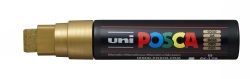 MARKER UNI POSCA PAINT PC17K BROAD CHISEL GOLD