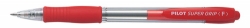 PEN PILOT BP SUPER GRIP BPGP-10R RETRACT F RED