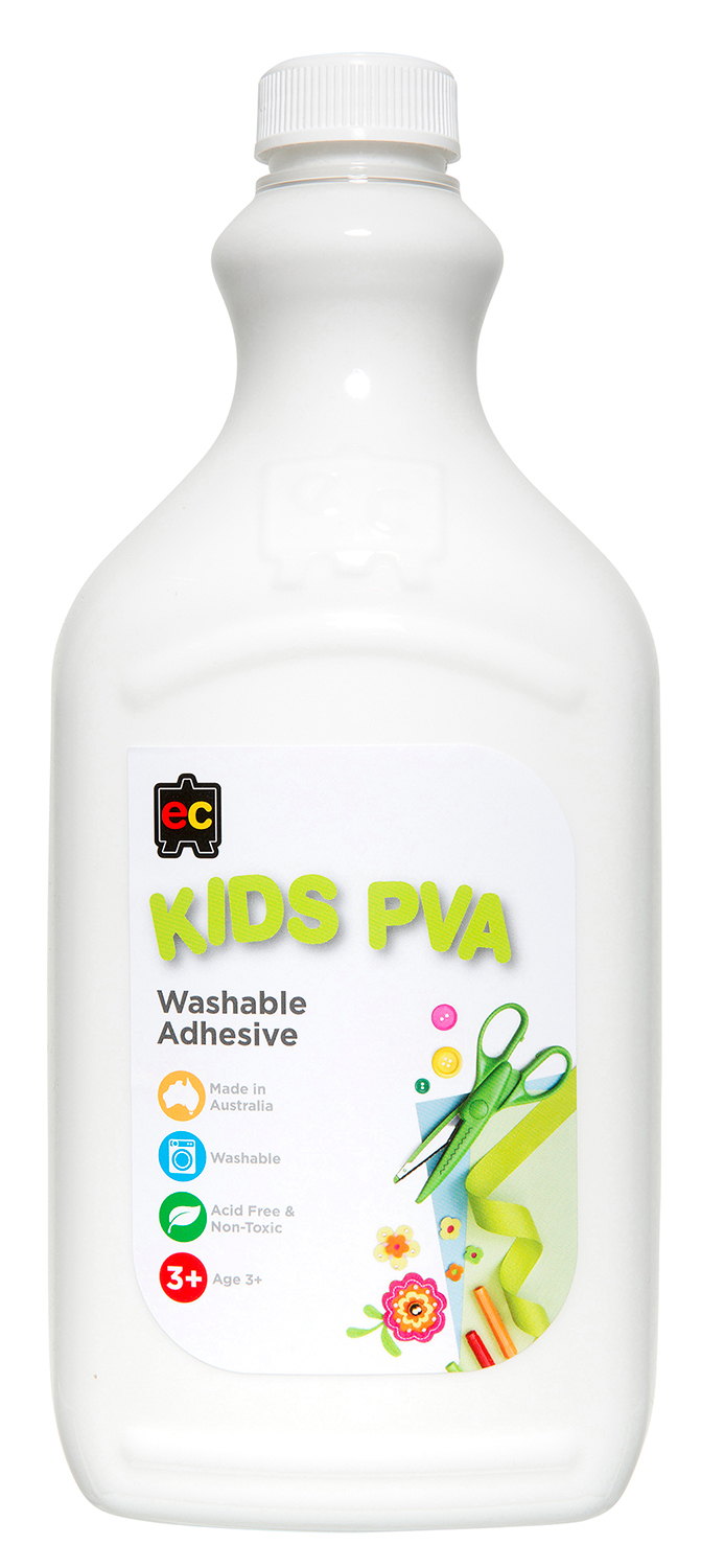 SP- GLUE KIDS WASHABLE PVA 2L PH-NEUTRAL NON-TOXIC EDVANTAGE