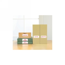 SP- LABELS WRITABLE AVERY 88.9X31.7MM 16PK DRY ERASE ORGANISE GREEN/WHITE