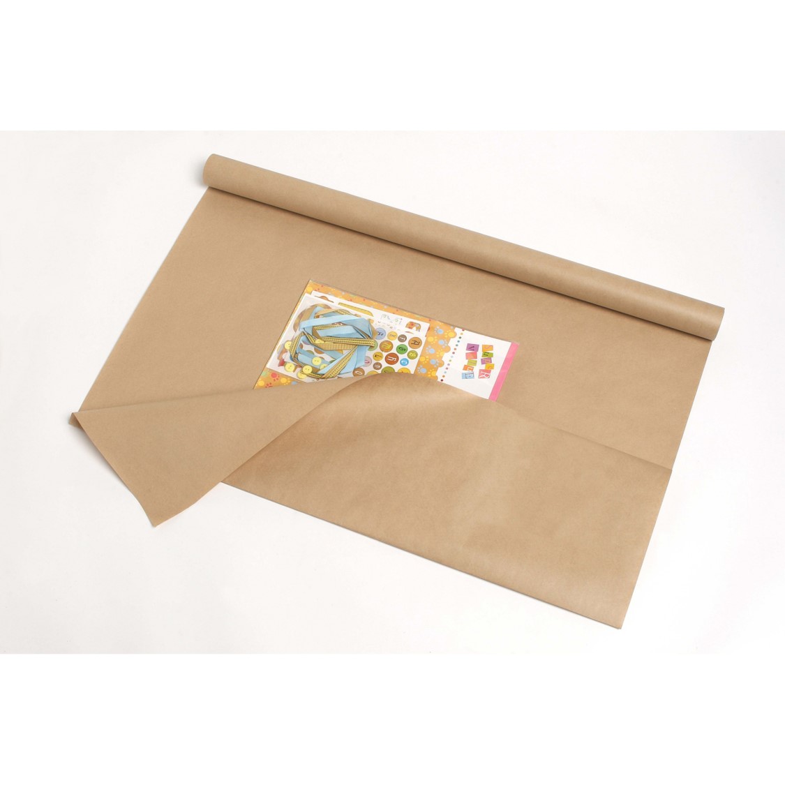 SP- BOOK COVERING KRAFT BROWN ROLL 375MMX10M