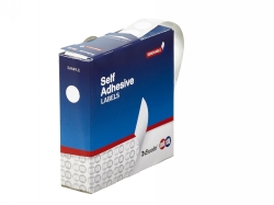 LABEL QUIK STIK DISP 11MM WHITE DOT