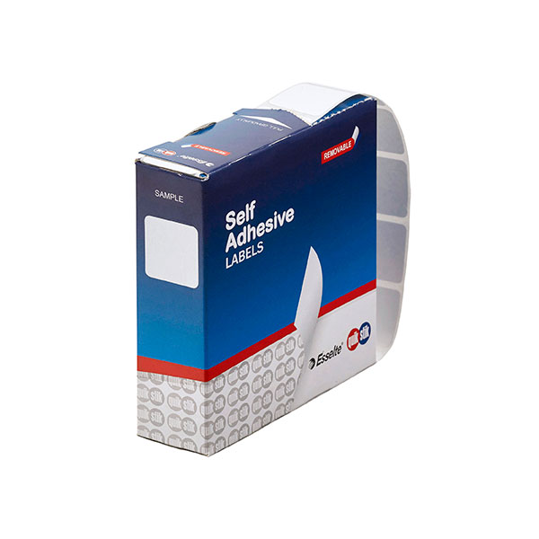 LABEL QUIK STIK DISP 19MM SQUARE