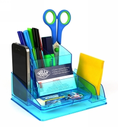 DESK ORGANISER ITALPLAST NEON BLUE