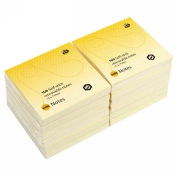 MARBIG 75X75 NOTES YELLOW