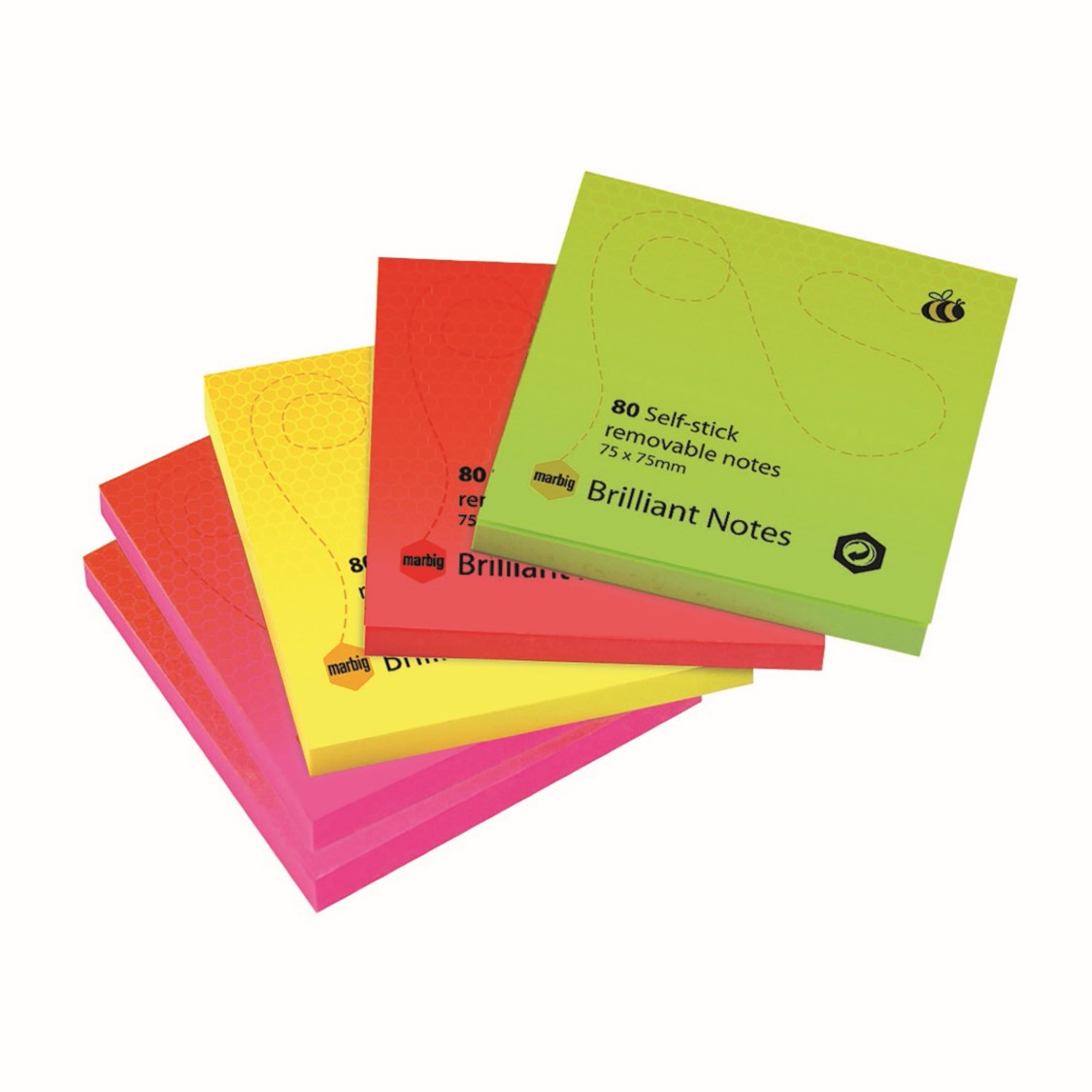 SP- MARBIG BRILLIANT NOTES 75X75MM