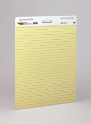 EASEL PAD POST-IT 561 635X762MM LINED YELLOW