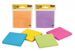 NOTES POST-IT SUPER STICKY 101X101MM 4490-SSMX ASST MARRAKESH AND RIO DE