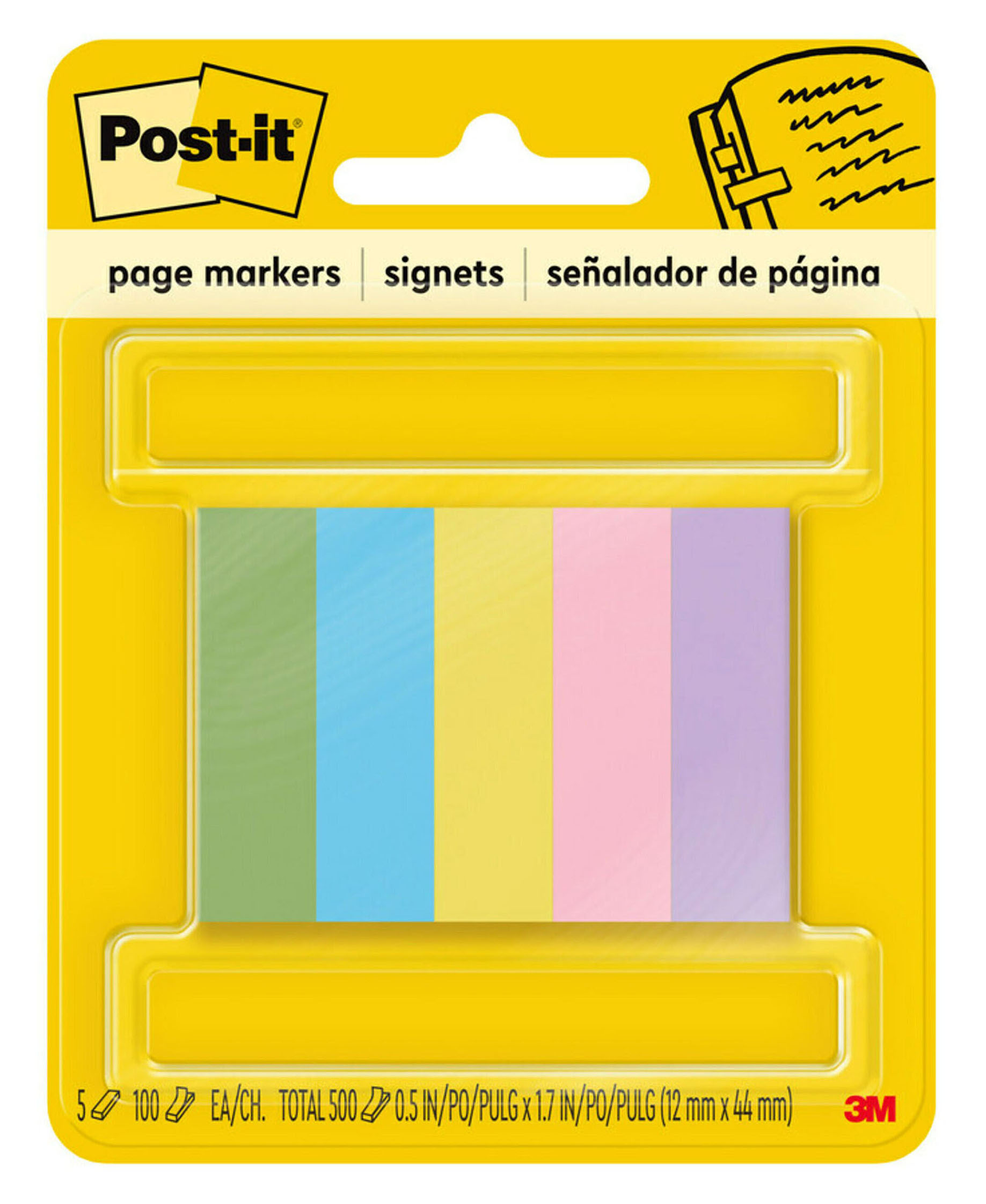 PAGE MARKERS POST-IT 670-5AU JAIPUR ULTRA WIDE