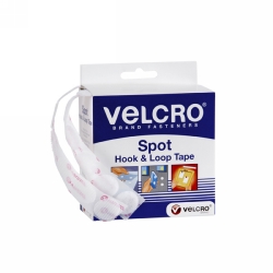 VELCRO SPOT HOOK & LOOP 22MM 62 DOTS BOXED