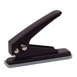 REXEL 1 HOLE PUNCH 19 SHEET CAP BLACK