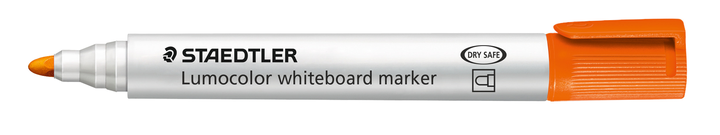 MARKER WHITEBOARD STAEDTLER LUMOCOLOR 351 2MM BULLET ORANGE