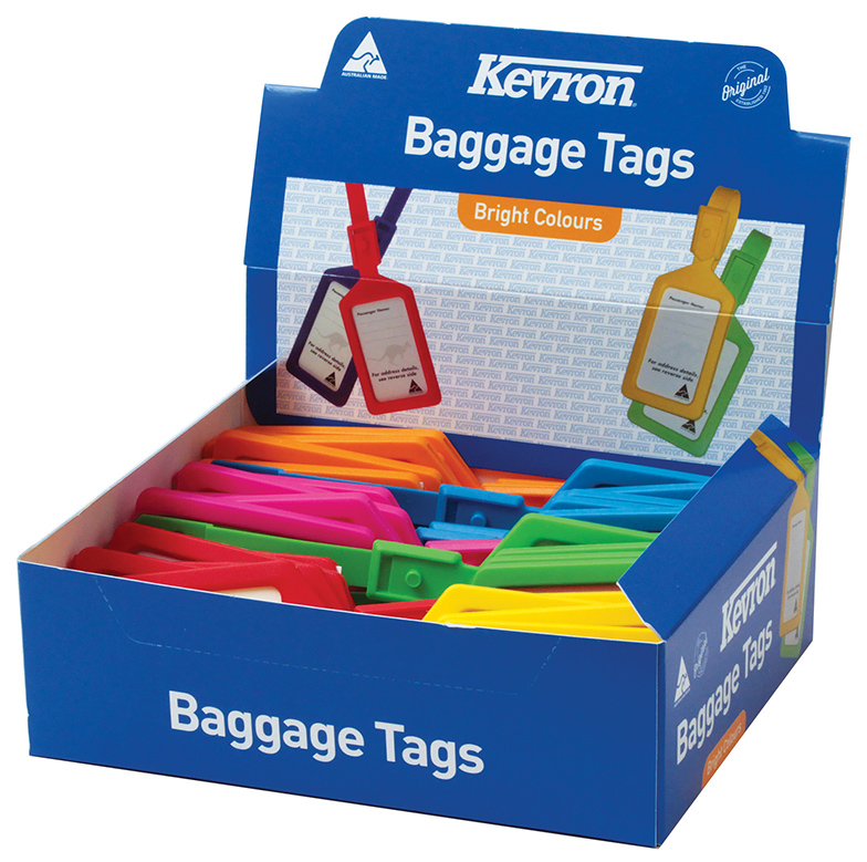 LUGGAGE LABEL KEVRON PLASTIC