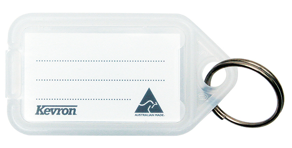 KEY TAGS KEVRON GIANT CLEAR PK25