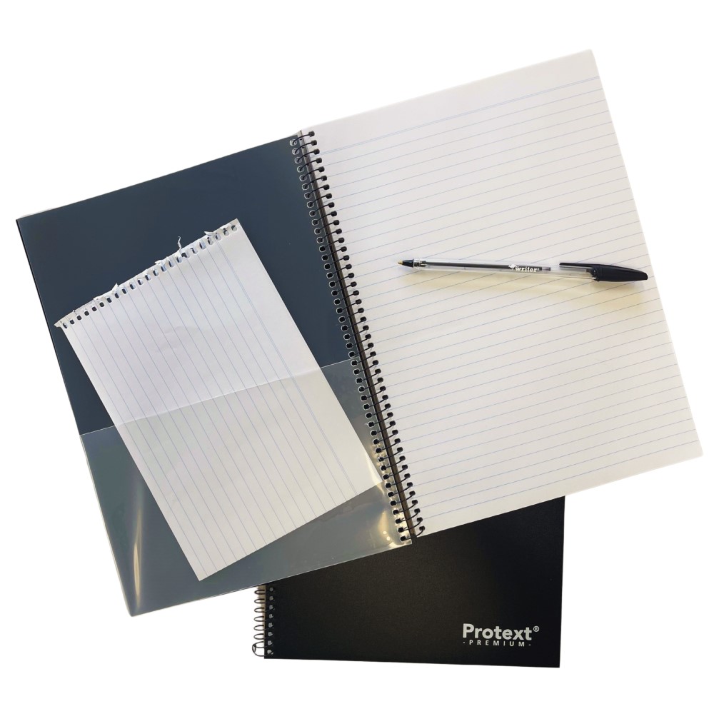 NOTEBOOK PROTEST PREMIUM PP SPIRAL A4 240PG PK5 BLACK