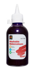 SP- PAINT GLITTER EC 250ML WASHABLE WATERCOLOUR PURPLE
