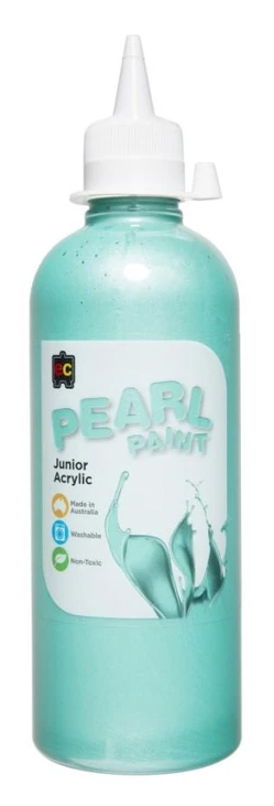 SP- PAINT PEARL GREEN JUNIOR ACRYLIC 500ML NON-TOXIC LIQUICRYL EDVANTAGE