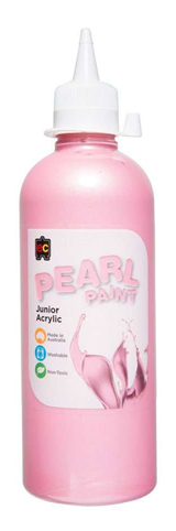 SP- PAINT PEARL PINK JUNIOR ACRYLIC 500ML NON-TOXIC LIQUICRYL EDVANTAGE