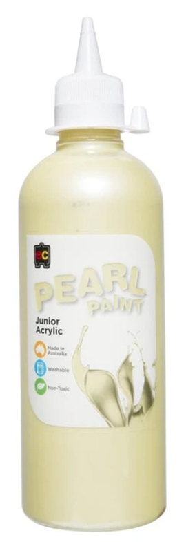 SP- PAINT PEARL YELLOW JUNIOR ACRYLIC 500ML NON-TOXIC LIQUICRYL EDVANTAGE