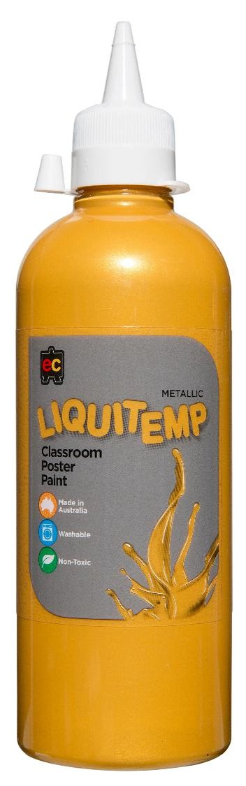 SP- PAINT EC 500ML METALLIC LIQUITEMP POSTER GOLD
