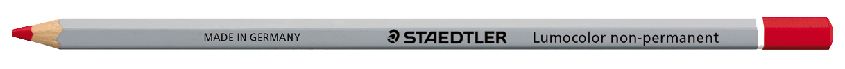 SP- PENCILS STAEDTLER 108-2 OMNICHROM RED