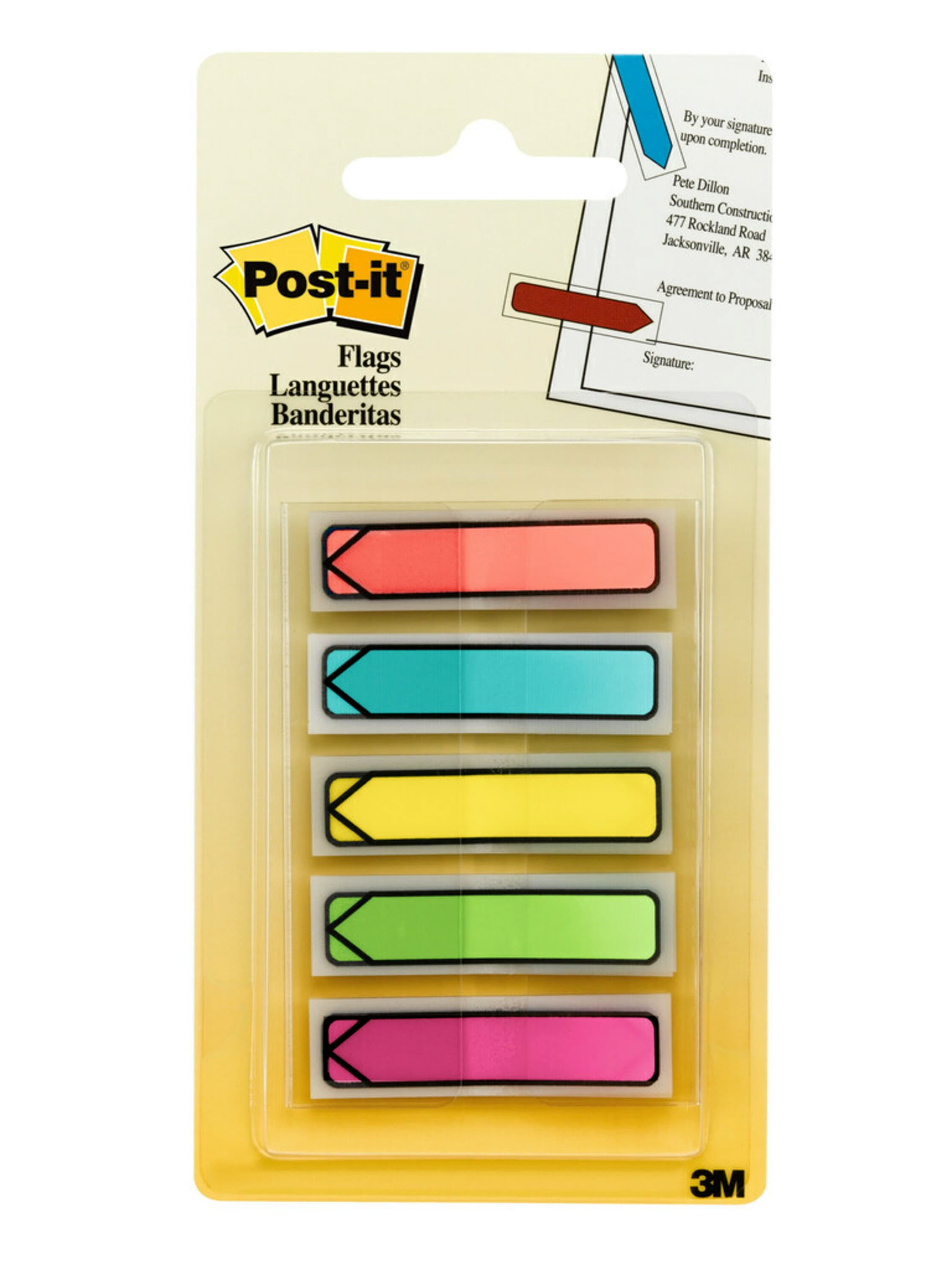 FLAGS POST-IT 684-ARR2 ARROW BRIGHT