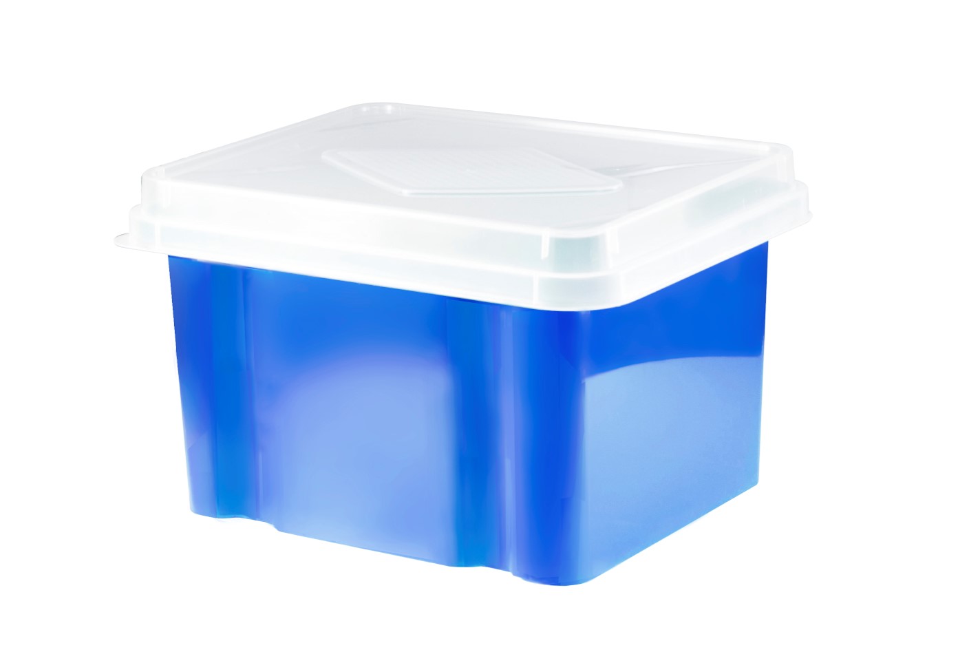 STORAGE BOX ITALPLAST 32L BLUEBERRY