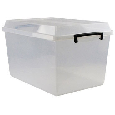 STORAGE BOX ITALPLAST 48L W/-LID