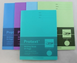 WRITING BOOK PROTEXT 330X245MM PP 18MM DOTTED THIRDS + MARGIN 64PG ANT