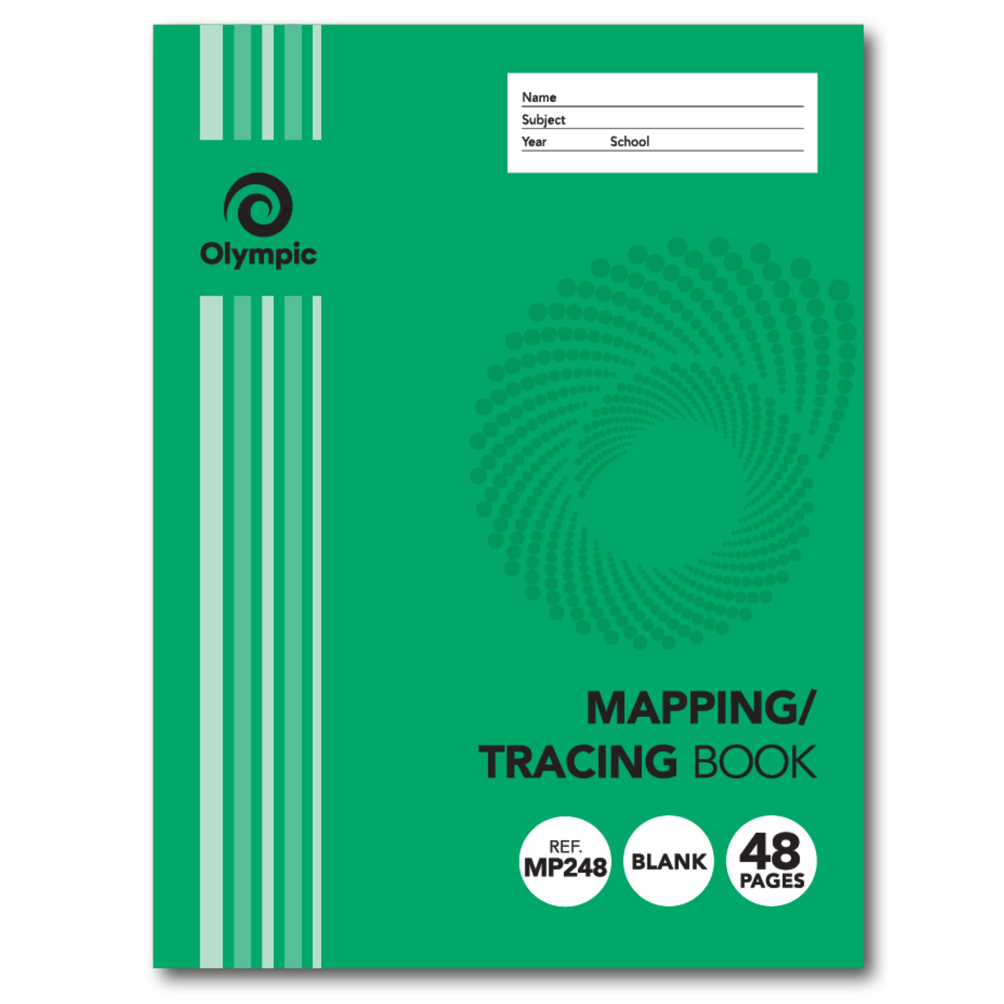 MAPPING BOOK OLYMPIC BLANK 225X175MM 48PG