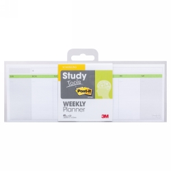 NOTES POST-IT 204X74.5MM STUDY TOOLS WEEKLY PLANNER