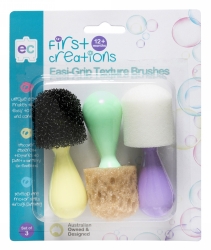 SP- TEXTURE BRUSH EASI-GRIP FIRST CREATIONS SET3