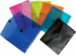 DOCUMENT WALLET COLBY A4 POP P/WALLY P326A BLUE