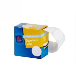 SP- AVERY DISPENSER MC32W 32MM WHITE DOT 350