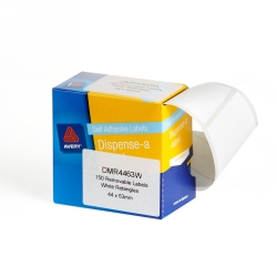 LABEL AVERY DISP 44X63 WHITE DMR4463W