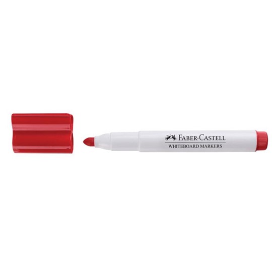 SP- MARKER WHITEBOARD FABER-CASTELL CONNECTOR RED BX10