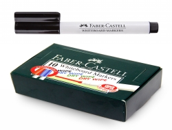 MARKER WHITEBOARD FABER-CASTELL CONNECTOR BLACK BX10