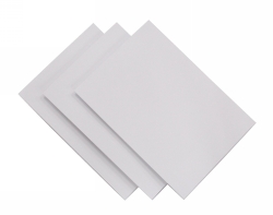 CARDBOARD QUILL 510X635MM 4 SHEET 250GSM PASTEBOARD WHITE PK20