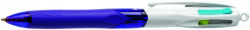 PEN BIC 4 COLOUR GRIP FASHION RETRACTABLE BP