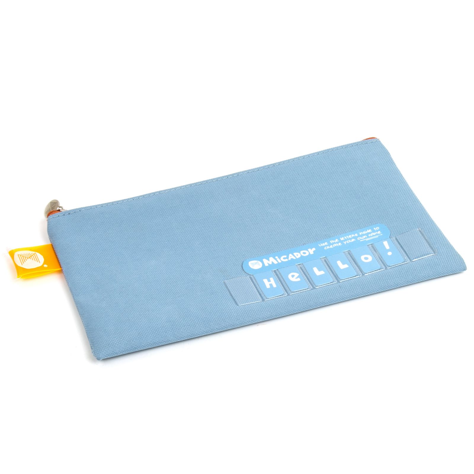 PENCIL CASE MICADOR 235X130MM NAME BLUE