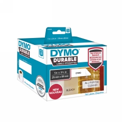 LABEL DYMO LABELWRITER 25MMX89MM DURABLE LW450 WHITE ROLL 700