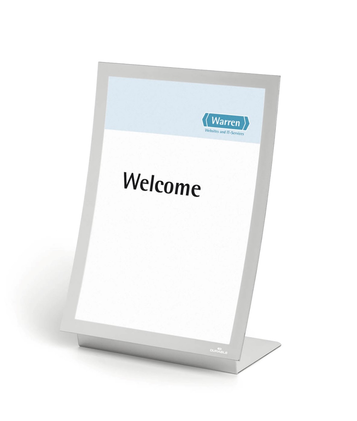 SP- SIGN DURABLE A4 TABLE SIGN