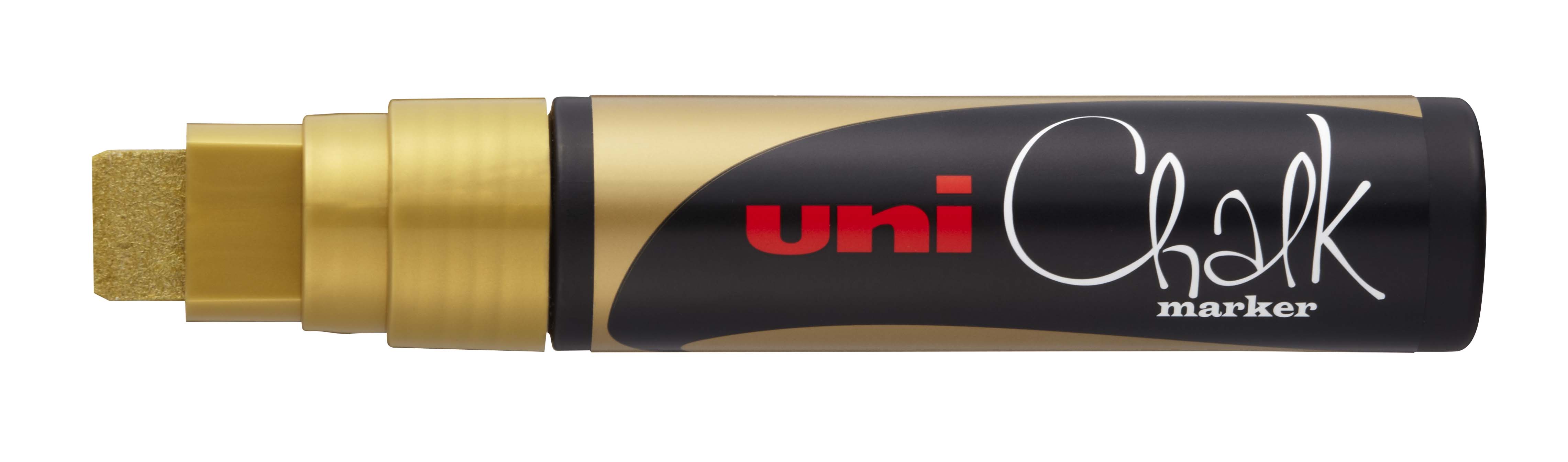 SP- MARKER CHALK UNI PWE17K BOLD CHISEL TIP GOLD