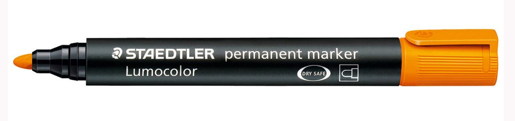 MARKER STAEDTLER 352 LUMOCOLOR PERMANENT BULLET ORANGE
